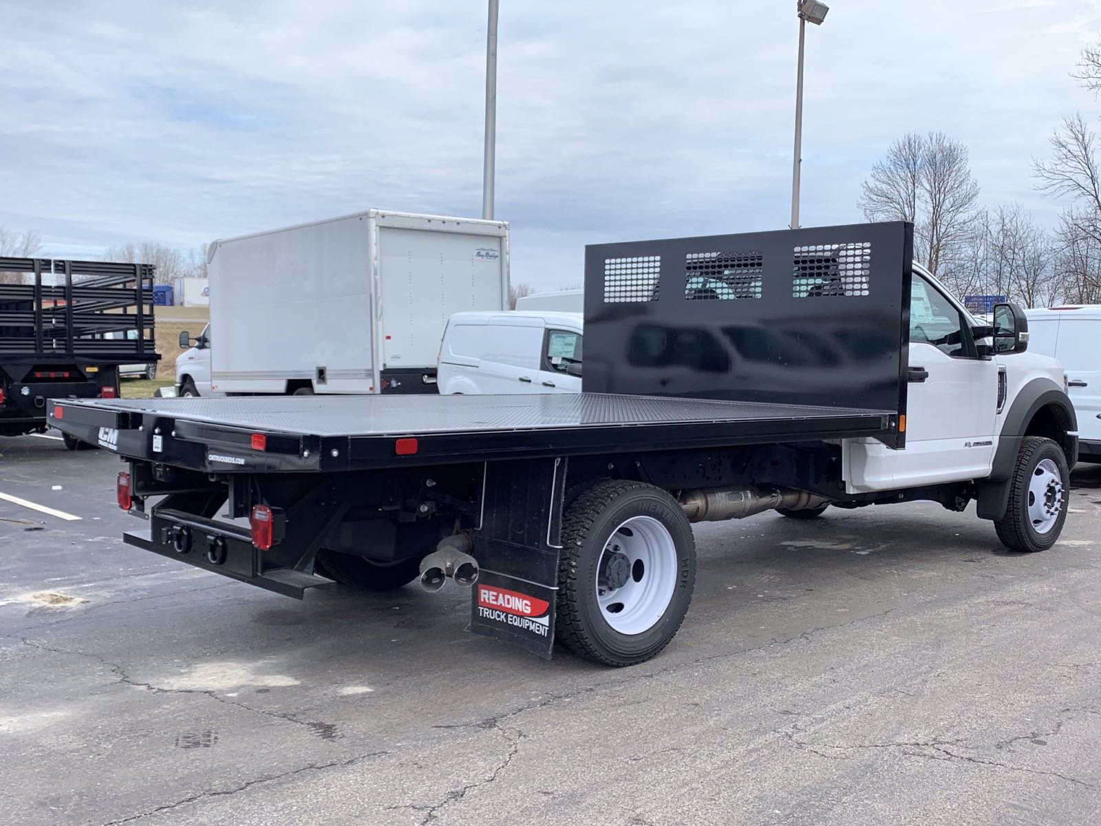 New 2019 Ford Super Duty F-550 DRW XL 4WD Flatbed Truck