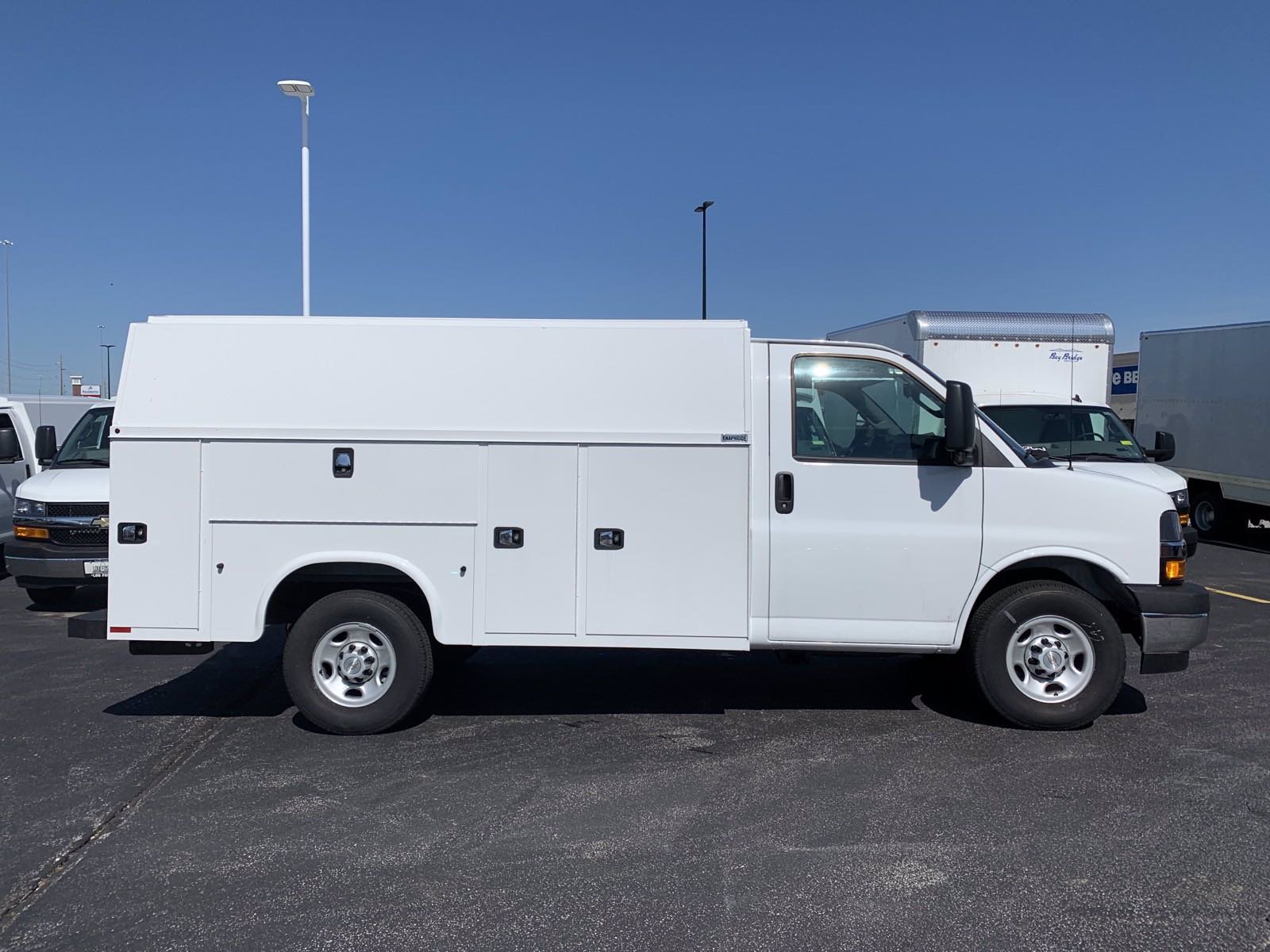 New 2019 Chevrolet Express Commercial Cutaway Work Van RWD Utility Truck