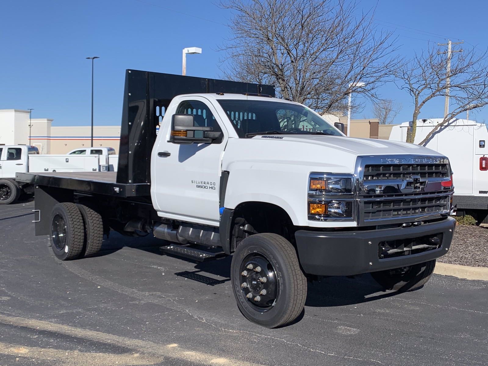 New 2019 Chevrolet Silverado MD Work Truck 4WD Flatbed Truck